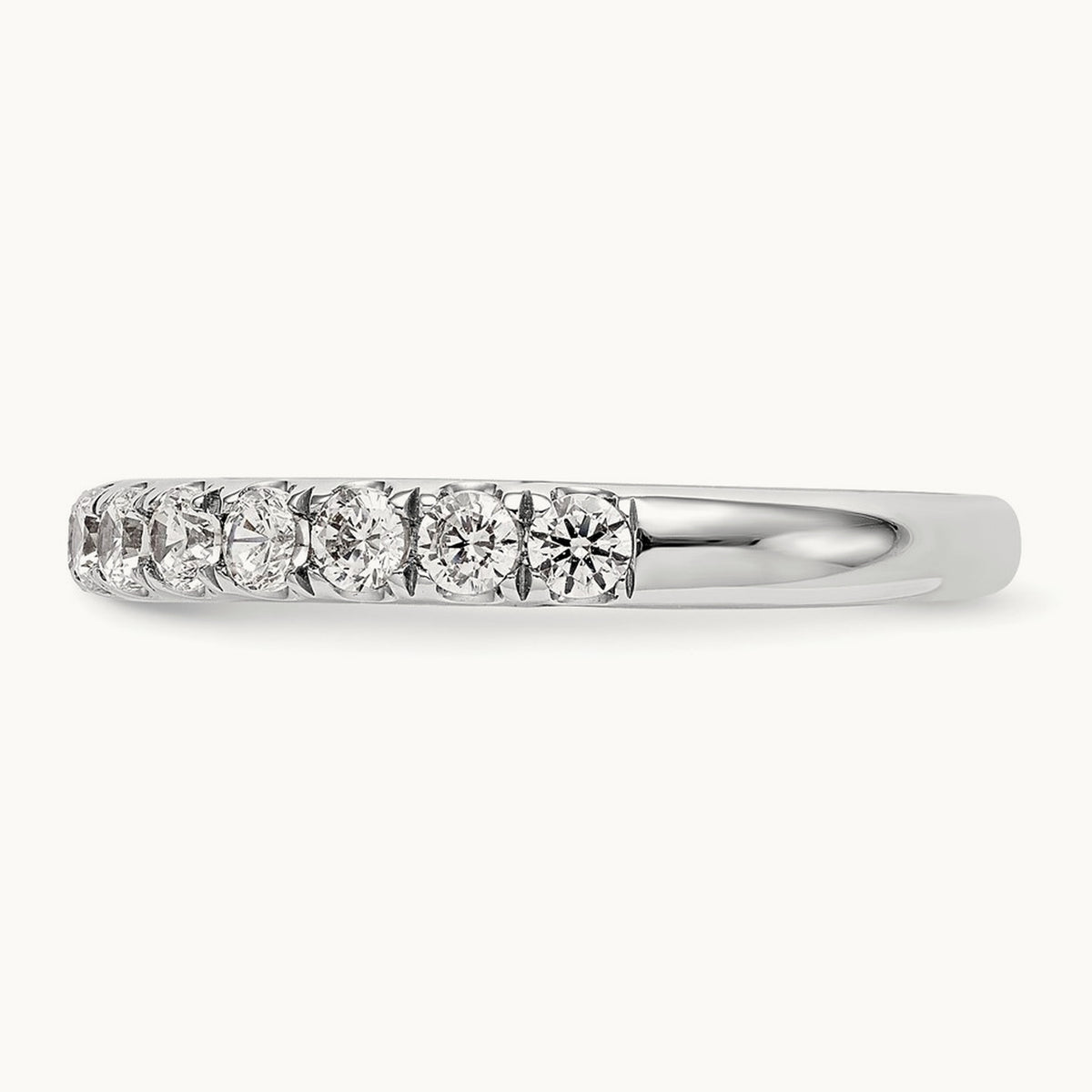 Wedding Band, 0.50-0.75 ct tw Lab-Grown Diamond — 3/4 ct, VS/SI (Great), 14K White Gold