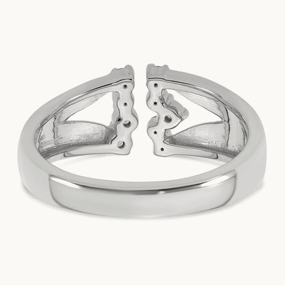 Fashion Ring, 0.20 ct tw Lab-Grown Diamond — 14K White Gold