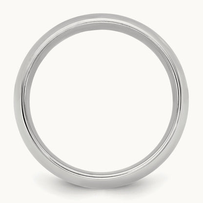 Standard Comfort Fit Band, 1mm, 10K White Gold