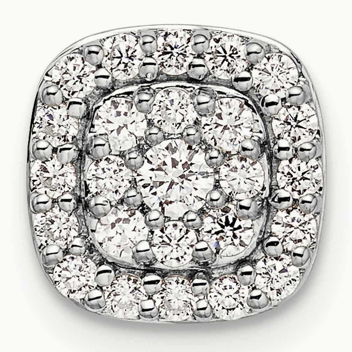 Chain Slide Pendant, 0.25 ct tw Lab-Grown Diamond — 14K White Gold