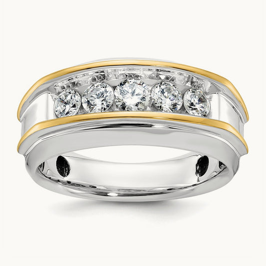 Men's Ring, 1.00 ct tw Lab-Grown Diamond