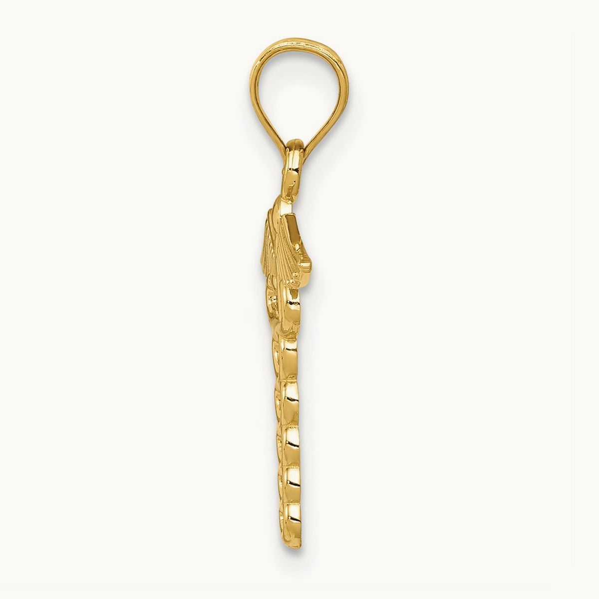 Caduceus Medical Pendant, 14K
