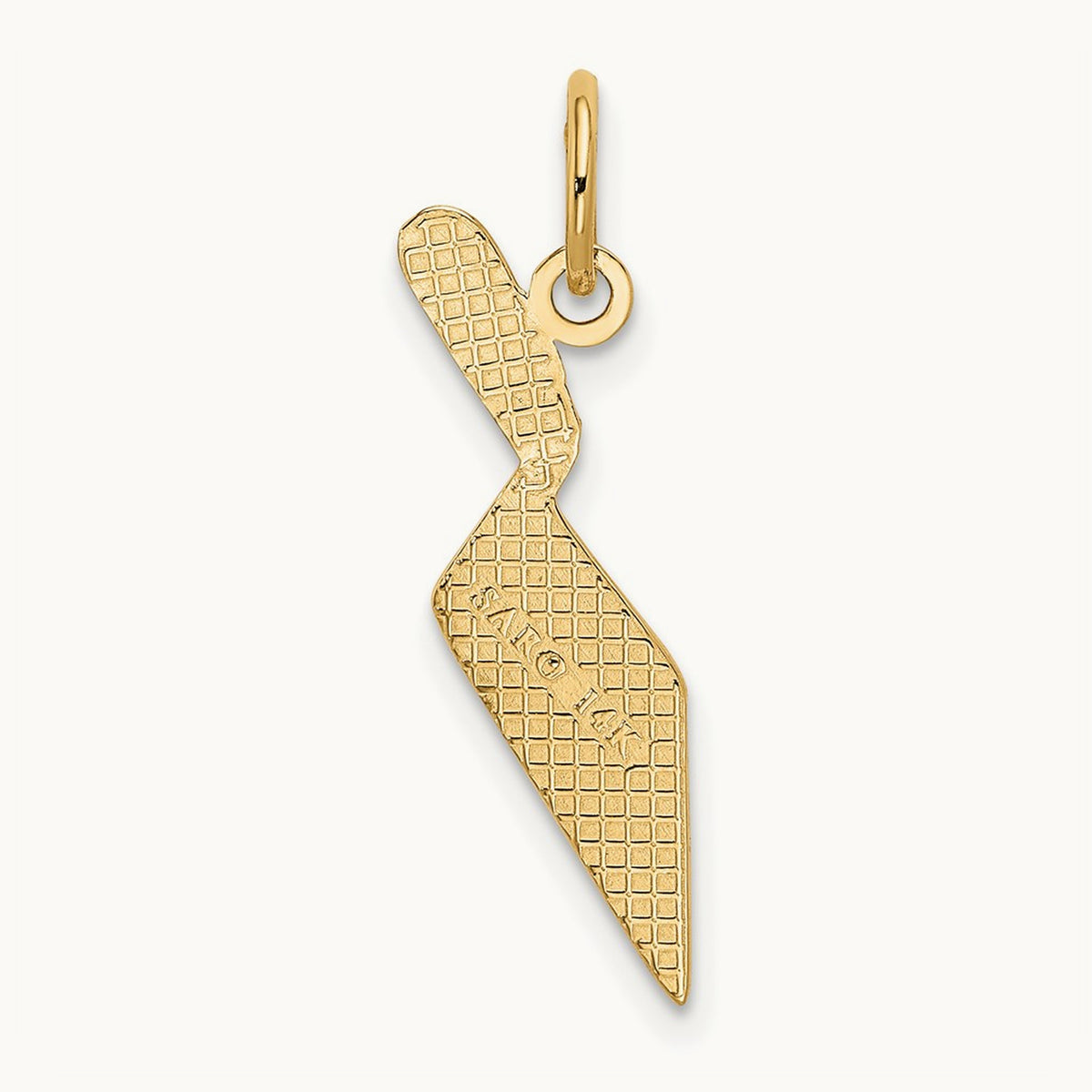 Brick Trowel Charm, 14K