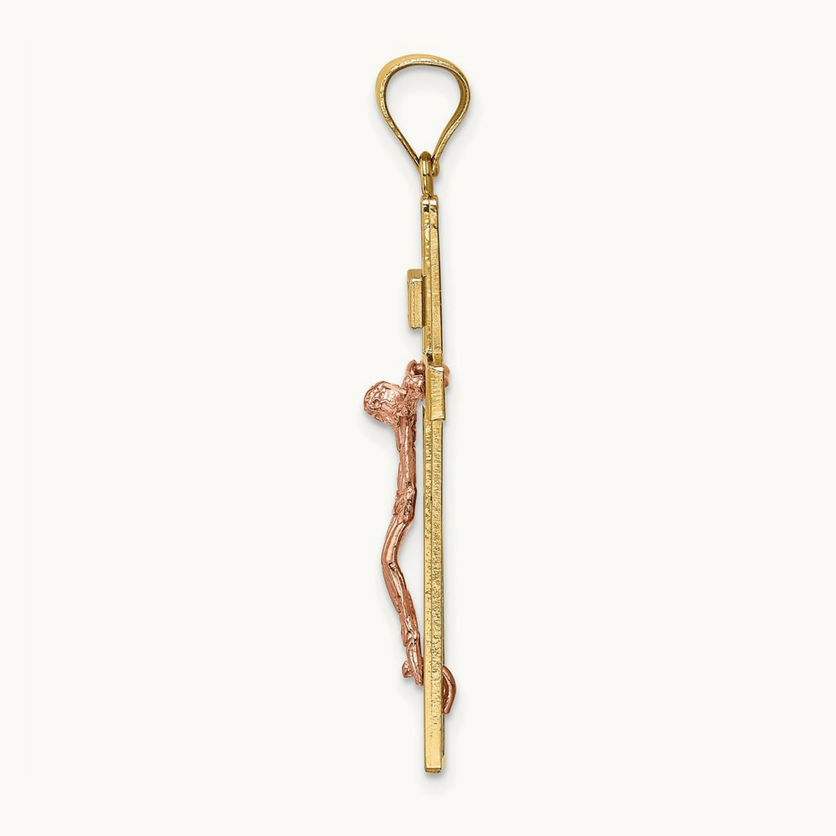 INRI Crucifix Pendant, 14K Two-tone