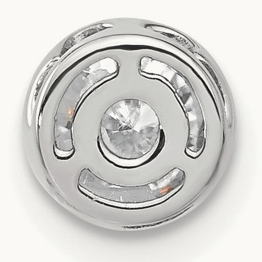 Round Bezel Chain Slide, 0.50-1.00 ct tw Lab-Grown Diamond
