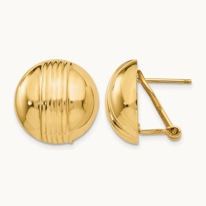 Omega Post Earrings — photo set