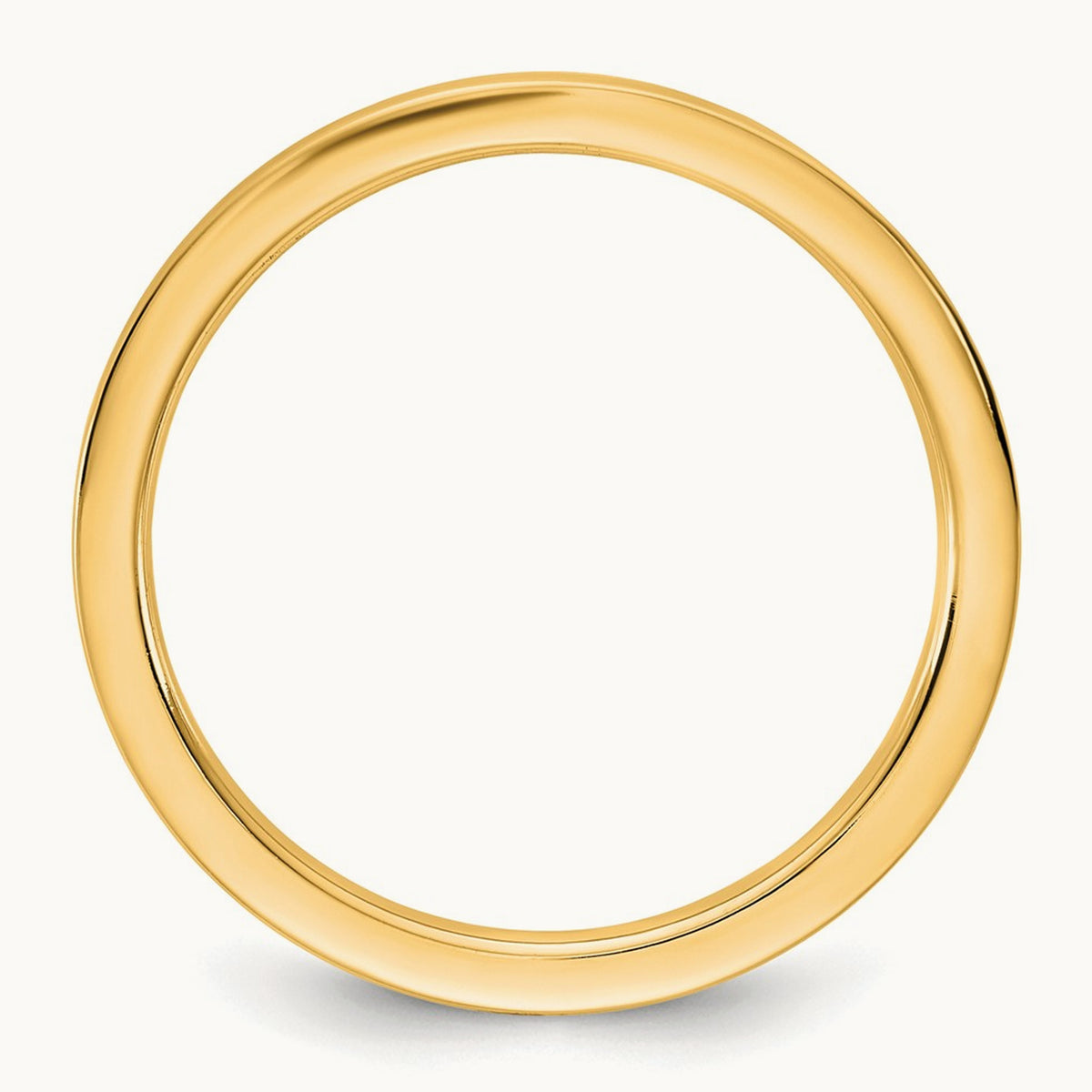 Standard Flat Comfort Fit Band, 1.5mm, 10K Yellow Gold