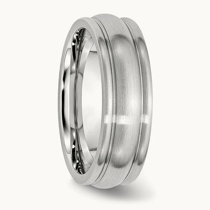 Cobalt Satin Rounded Edge Band — photo set