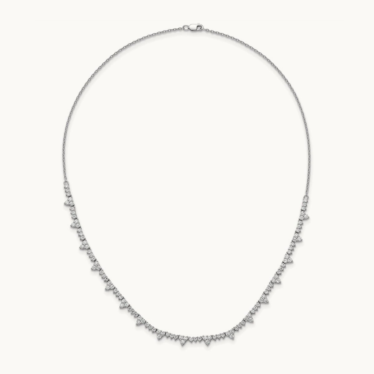 Fashion Tennis Necklace, 4.00 ct tw Lab-Grown Diamond