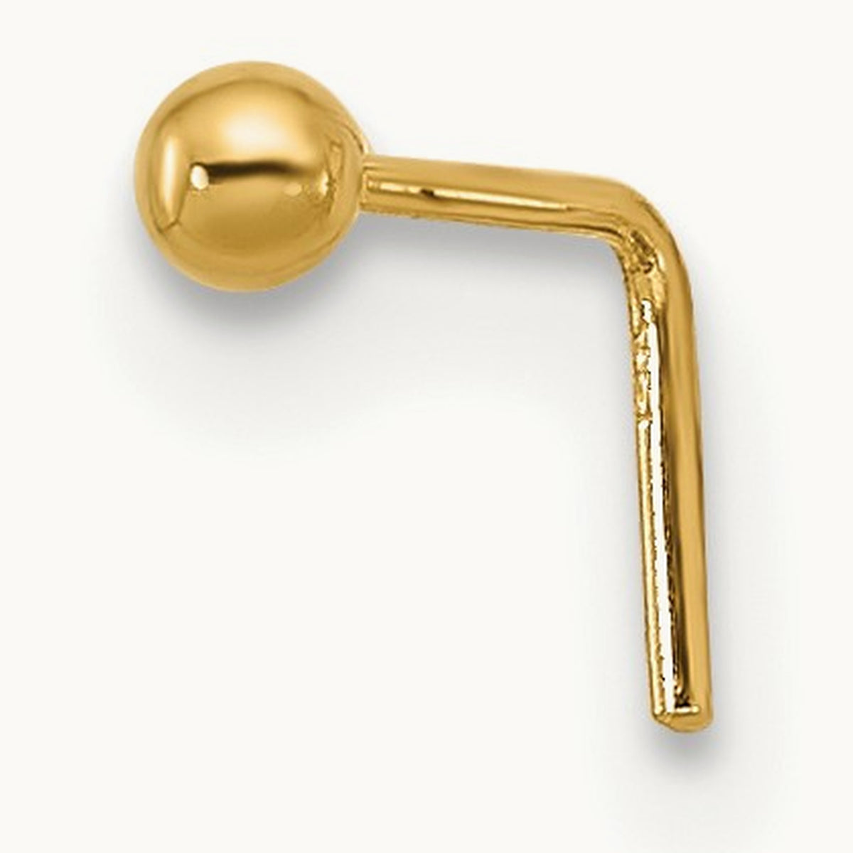 22 Gauge Polished Ball Nose Stud — photo set