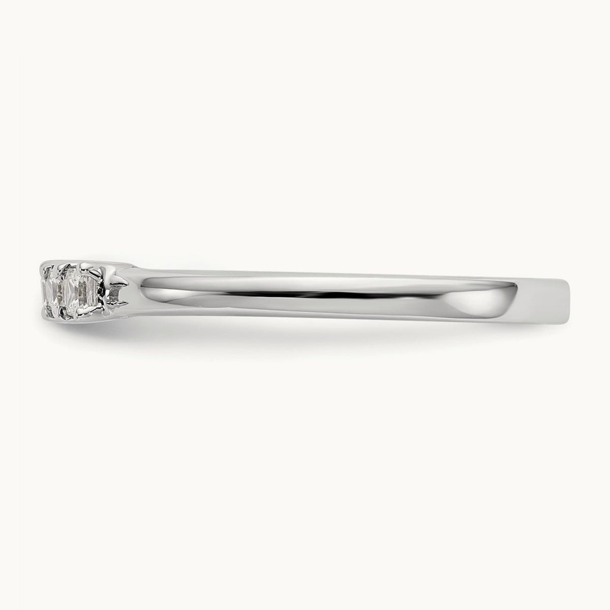 Princess-Cut 5-Stone Band — 1/4 ct, 7