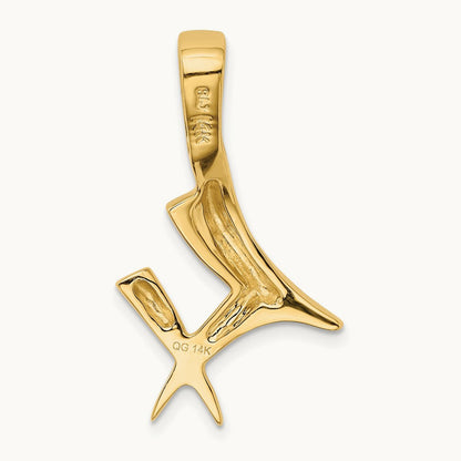 Fancy Polished Slide, 14K