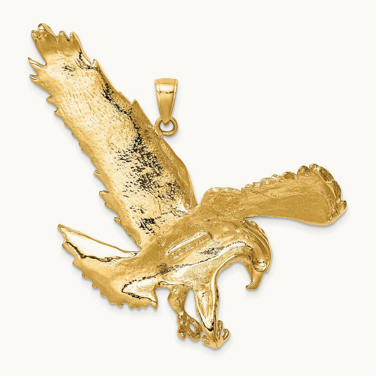Solid Polished Eagle Pendant — photo set