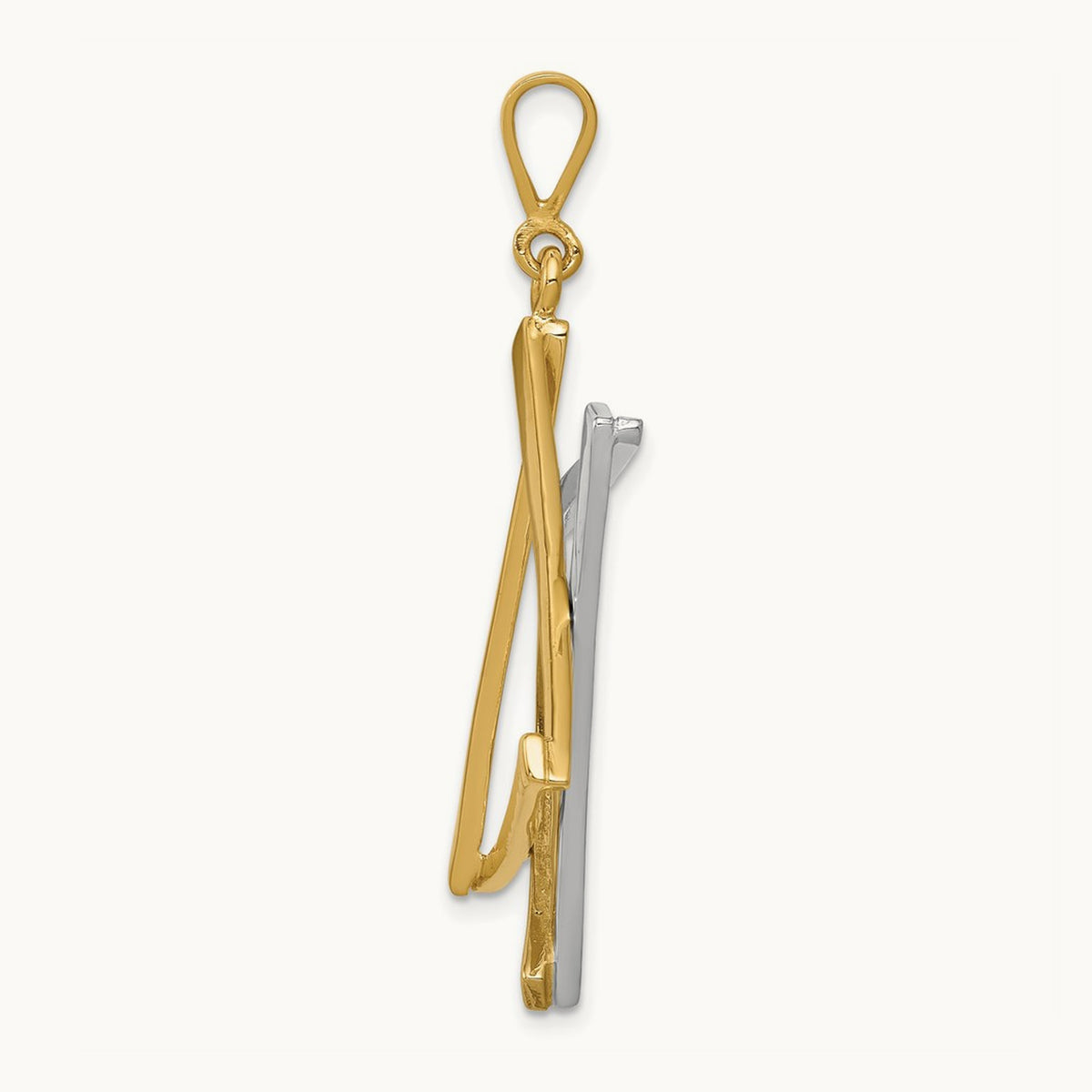 Star Of David Pendant, 14K Two-tone