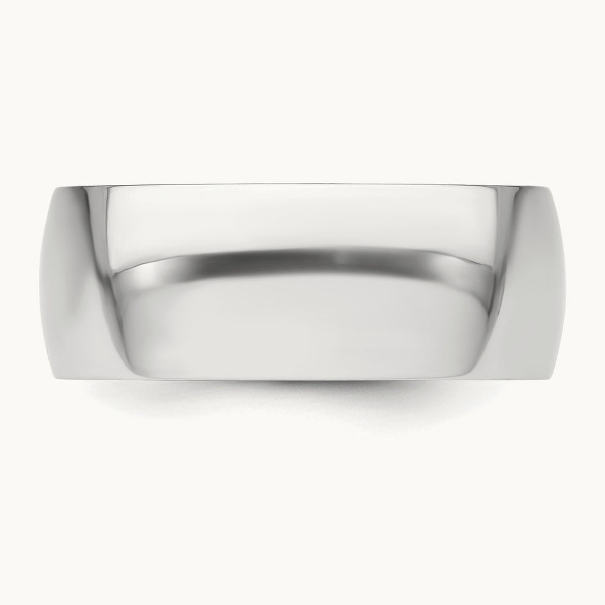 Half-Round Comfort Fit Lightweight Band — 8mm
