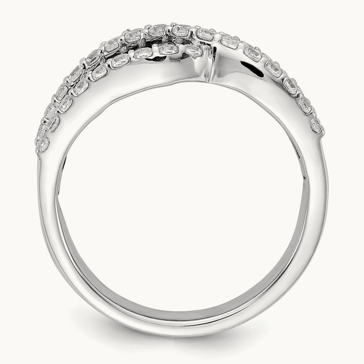 Created Blue Sapphire Ring, 0.50 ct tw Lab-Grown Diamond