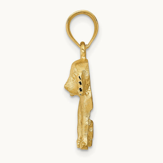 Dog Charm, 14K