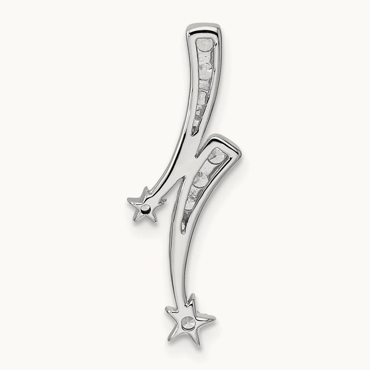 Shooting Star Chain Slide, 0.25 ct tw Lab-Grown Diamond