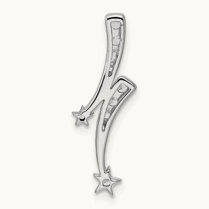 Shooting Star Chain Slide, 0.25 ct tw Lab-Grown Diamond