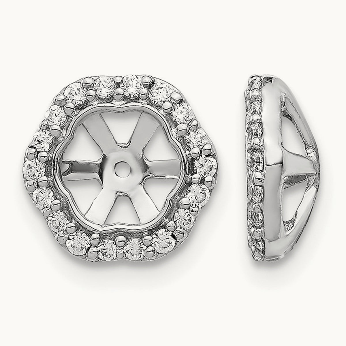 Earring Jacket, 0.25 ct tw Lab-Grown Diamond