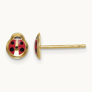 Madi K Enamel Ladybug Post Earrings — photo set
