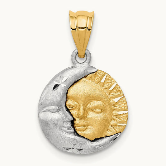 Sun and Moon Charm — 21mm