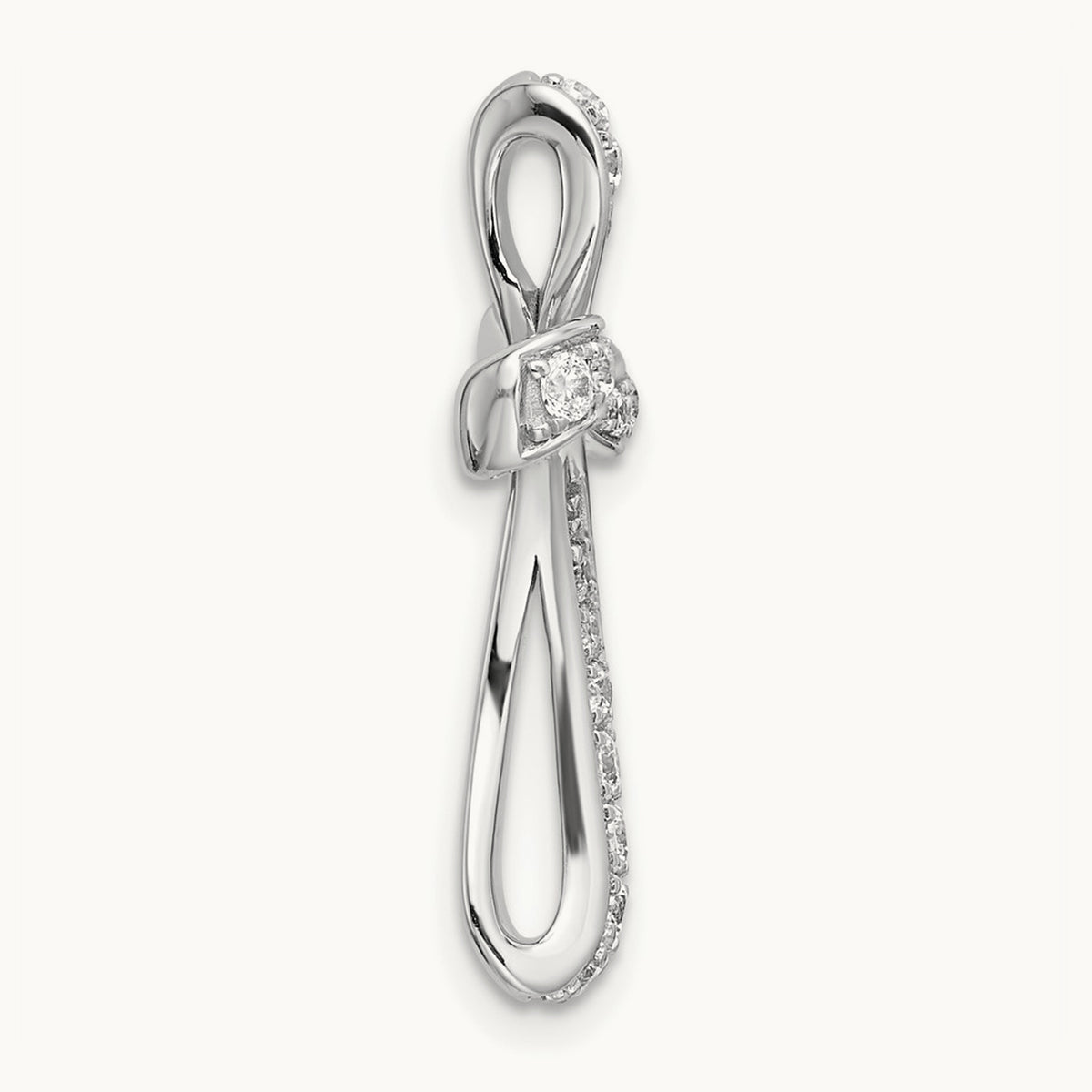 Cross Chain Slide Pendant, 0.25-0.50 ct tw Lab-Grown Diamond