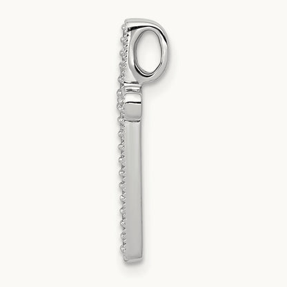 1/10ct. Diamond Cross Chain Slide — photo set