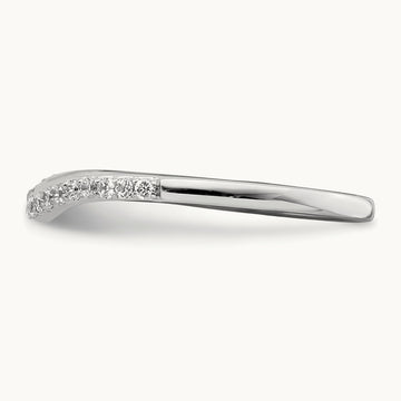 Contoured Diamond Band — photo set