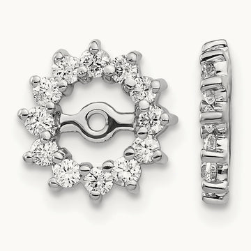 Earring Jacket, 0.50 ct tw Lab-Grown Diamond