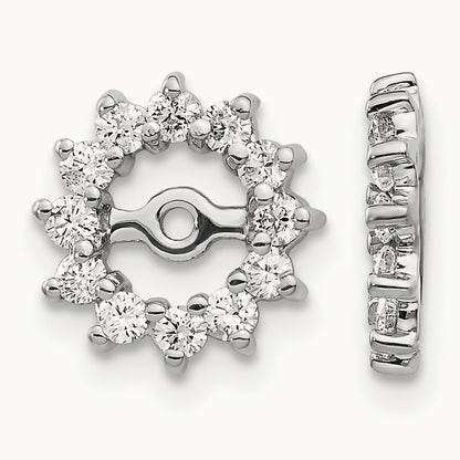 Earring Jacket, 0.50 ct tw Lab-Grown Diamond