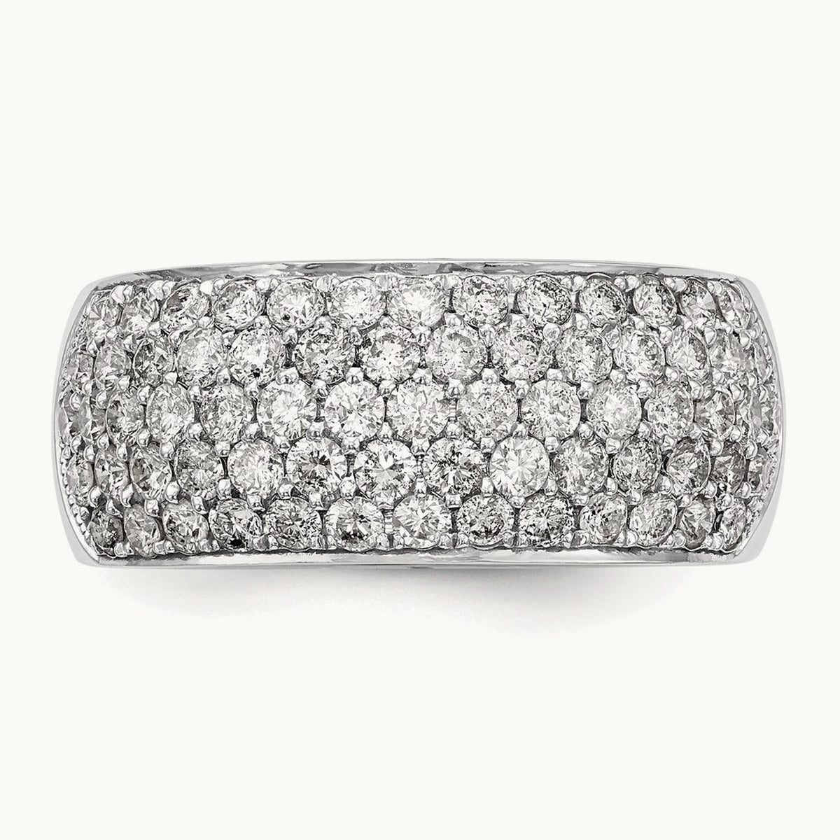 Diamond Band, 14K White Gold