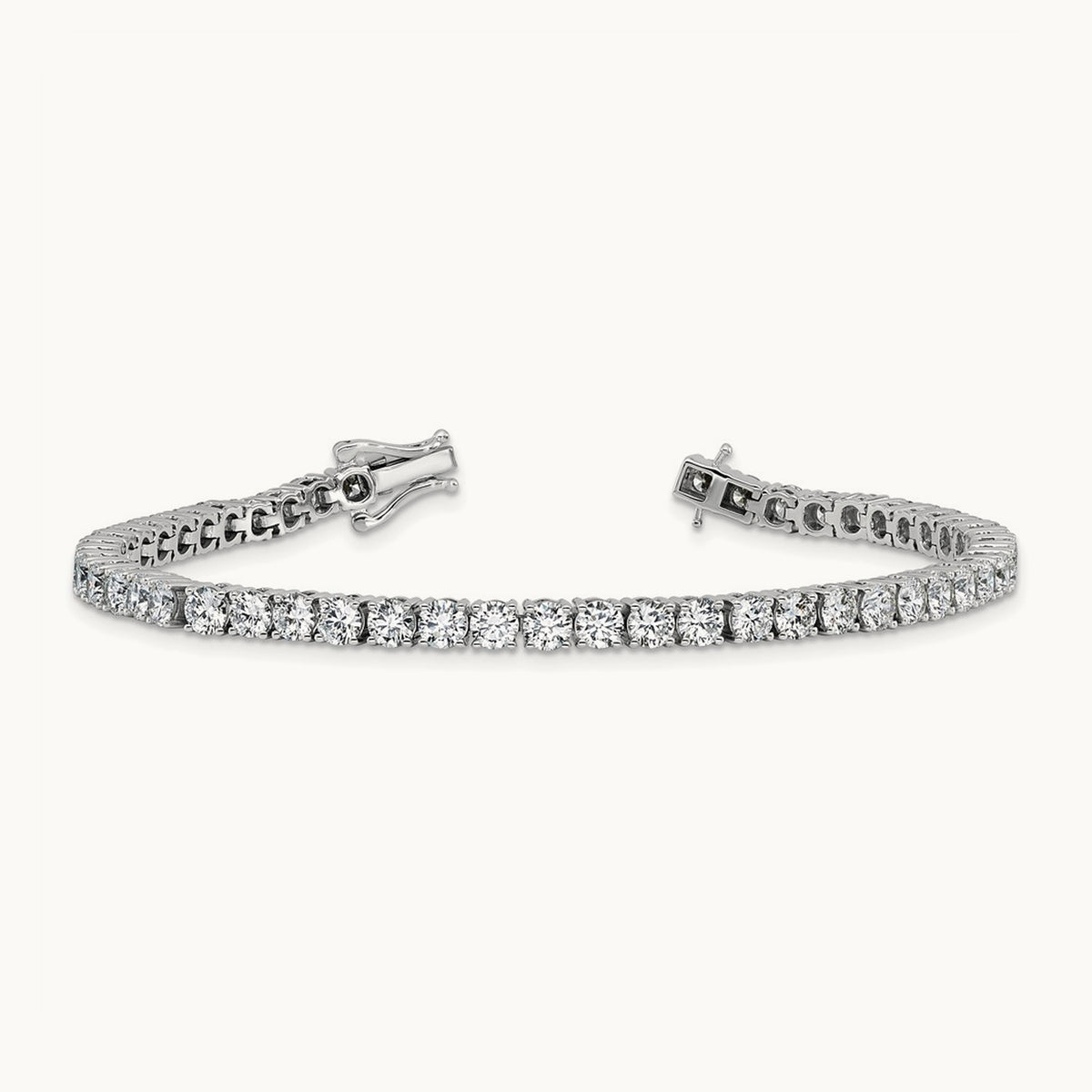 Round Tennis Bracelet, 8.00-10.00 ct tw Lab-Grown Diamond
