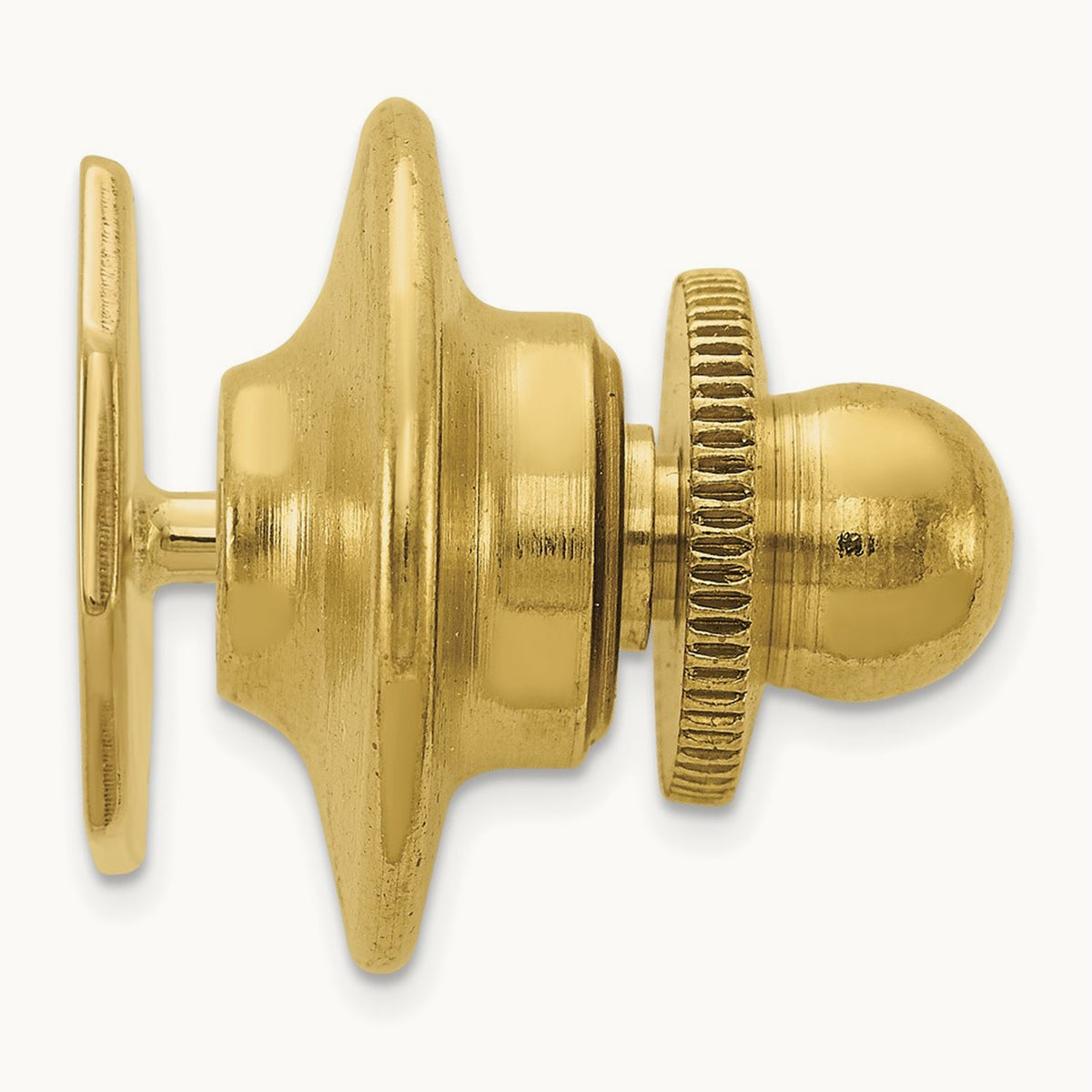 Men's Rectangular Octagon Tie Tac — 14K Yellow Gold