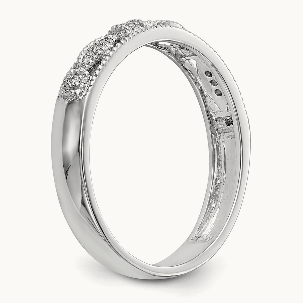 Diamond Band, 14K White Gold