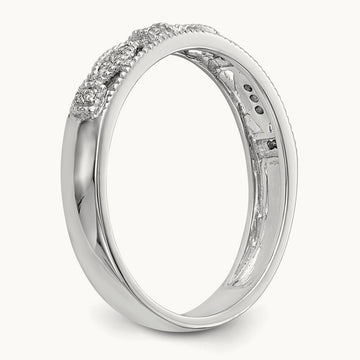 Diamond Band, 14K White Gold