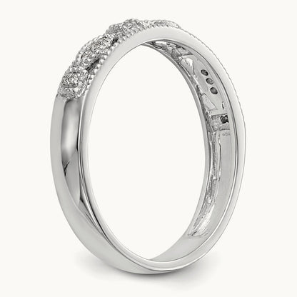 Diamond Band, 14K White Gold