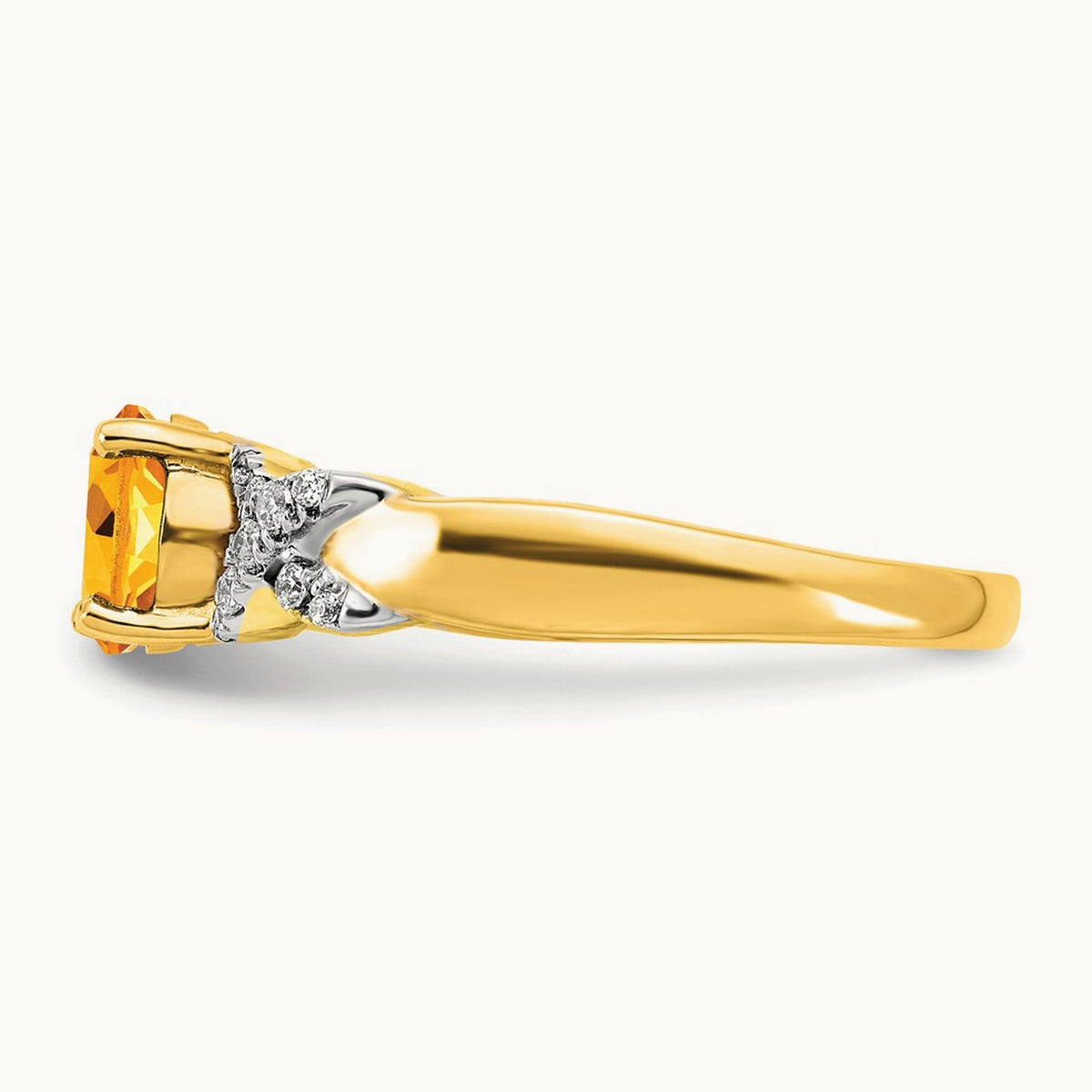 Citrine and Diamond Ring — photo set