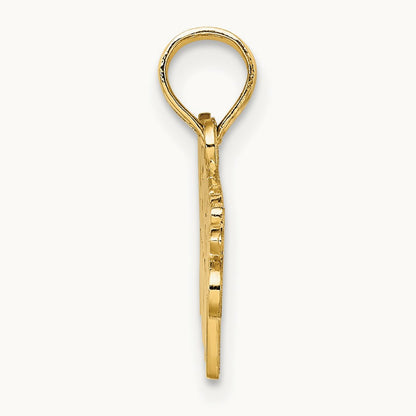 POLICE OFFICER'S MOM Charm, 14K