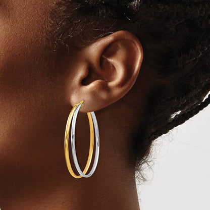 Leslie's with Polished Hoop Earrings — photo set