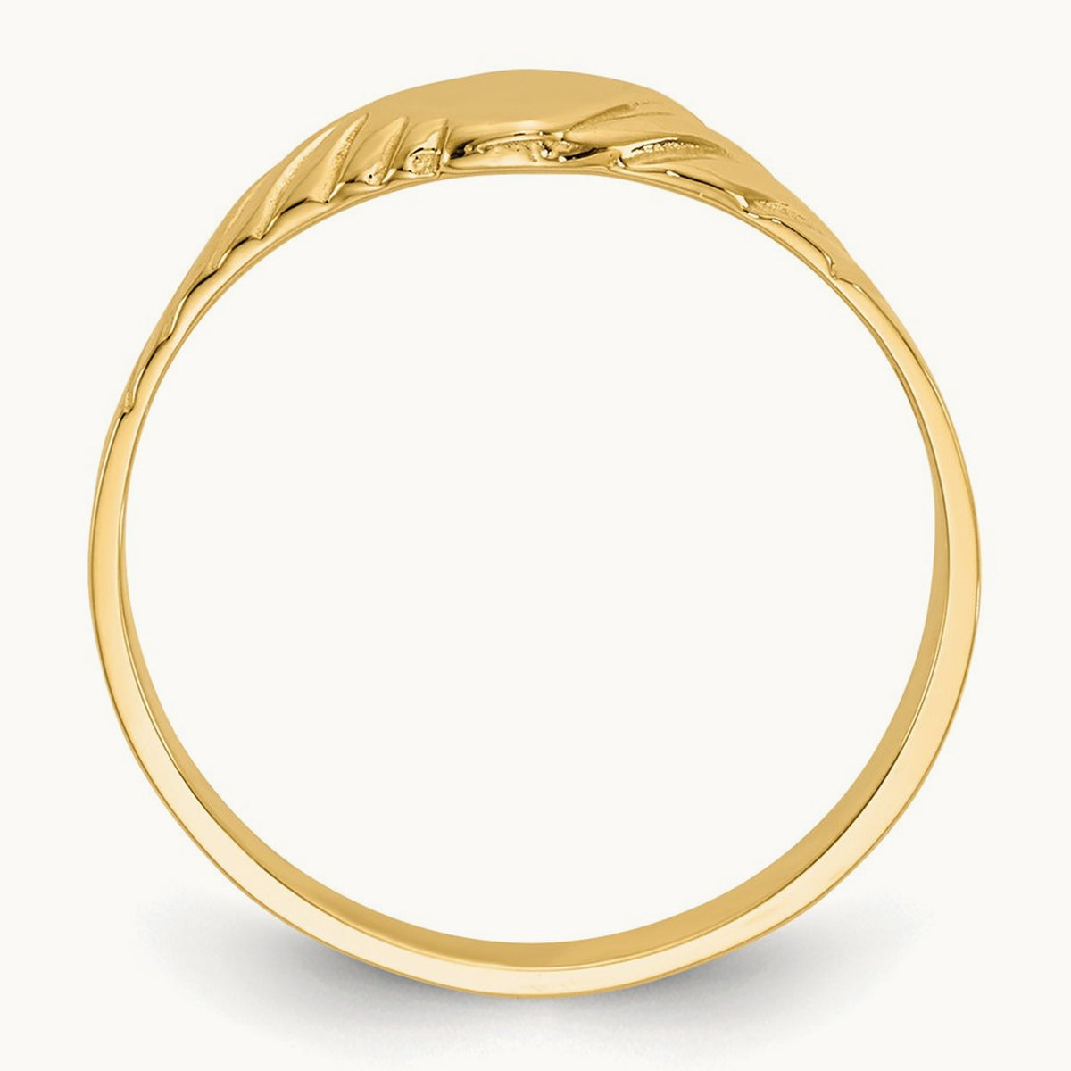 Child's Fancy Signet Ring, 14K