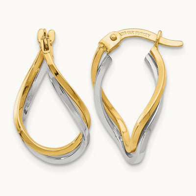 Twisted Hoop Earrings — photo set