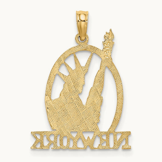 Cut-out NEW YORK w/Statue of Liberty Charm — photo set