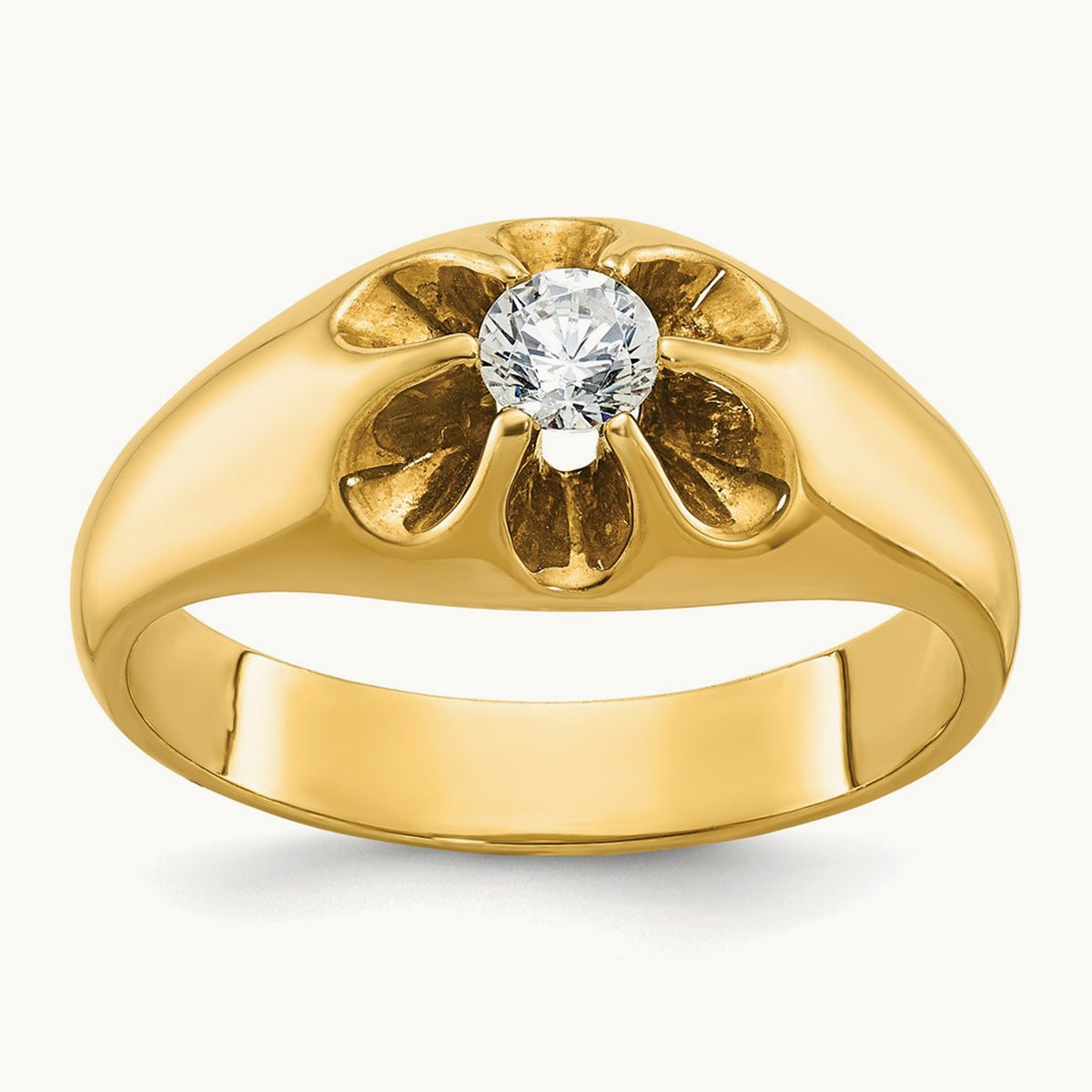 IBGoodman Men's Diamond Complete Ring, 14K