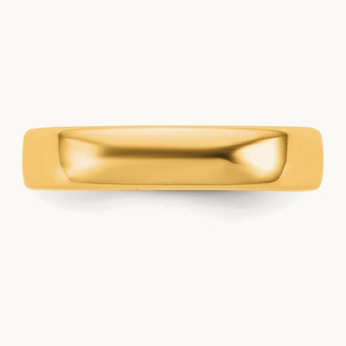European Comfort Fit Band — 14K Yellow Gold, 4.5mm