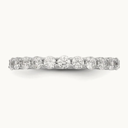 11-Stone Diamond Band, 14K White Gold