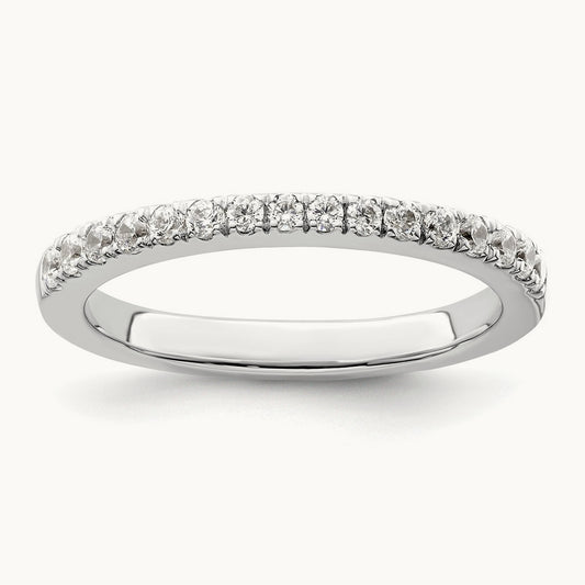 Diamond Band, 14K White Gold