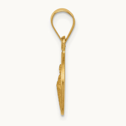 Saint Jude Thaddeus Medal Pendant, 18K