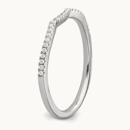Matching Wedding Band, 0.10 ct tw
