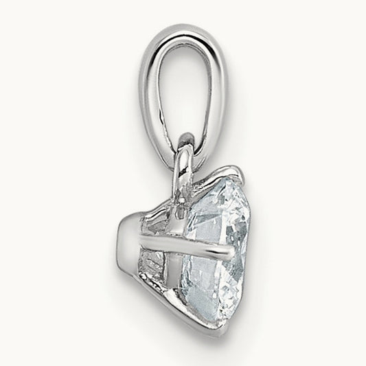 Round Pendant, 1/2-5 ct Lab-Grown Diamond